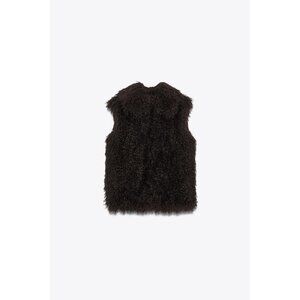 ZARA FAUX FUR GILET